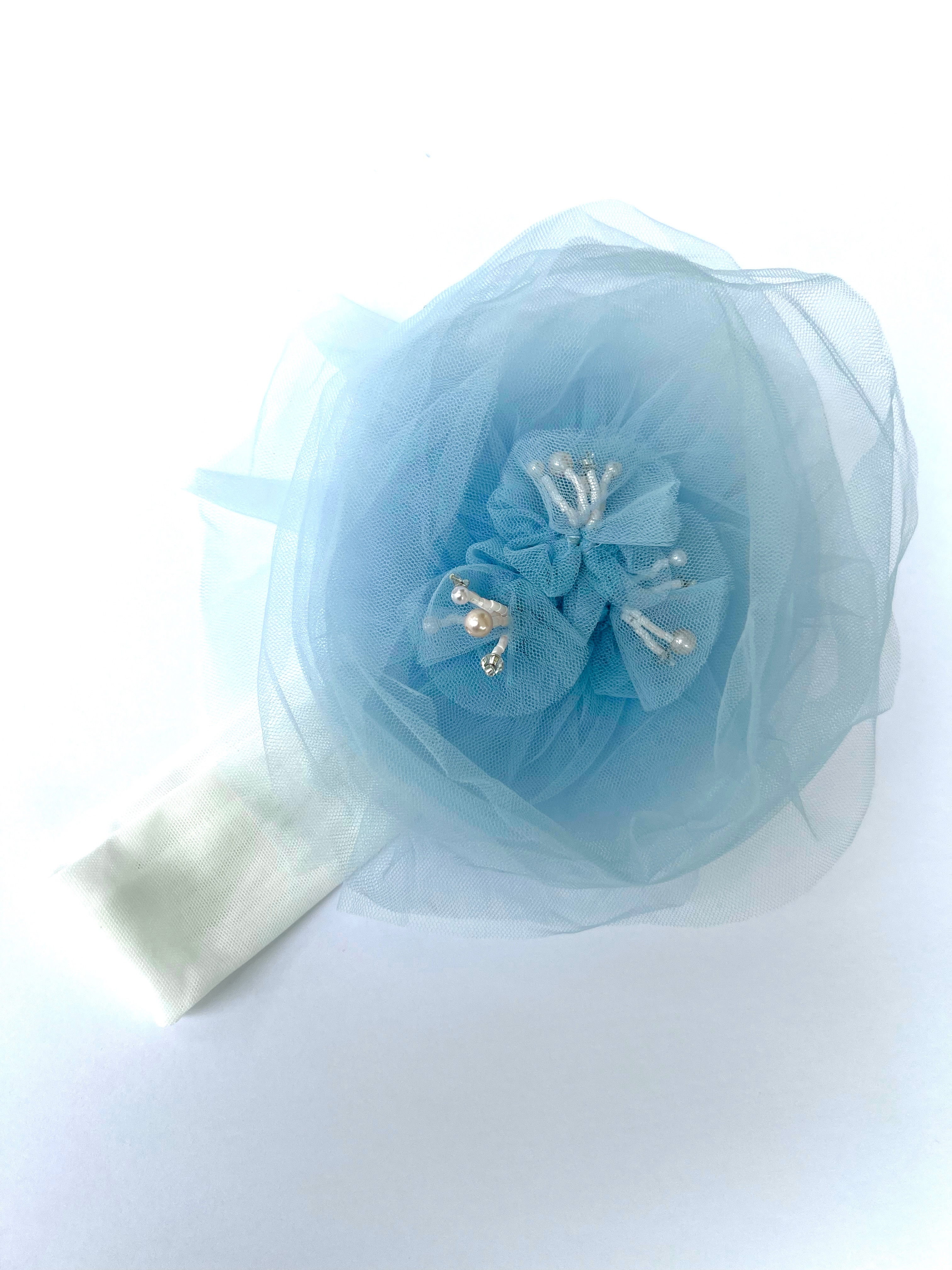Sky Tulle Headband